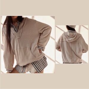 NWOT FREE PEOPLE RAVEN PULLOVER HOODIE